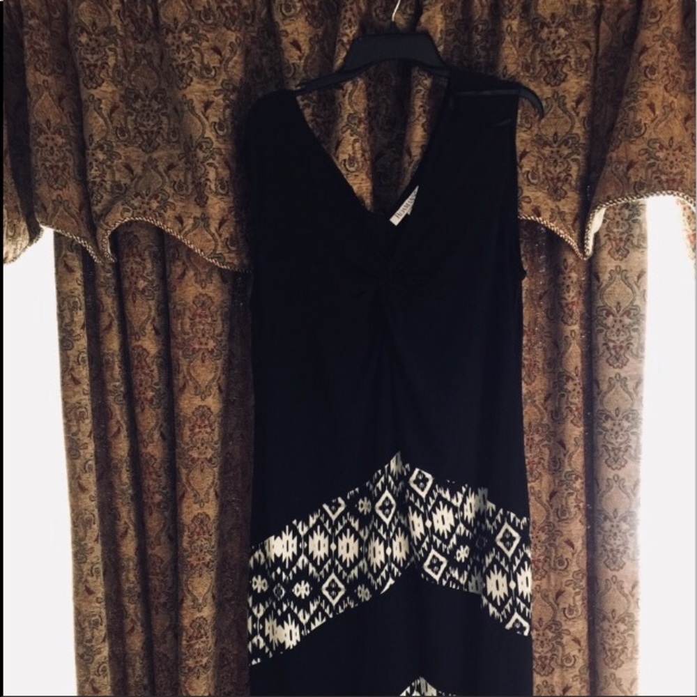 Maxi Dress black and white